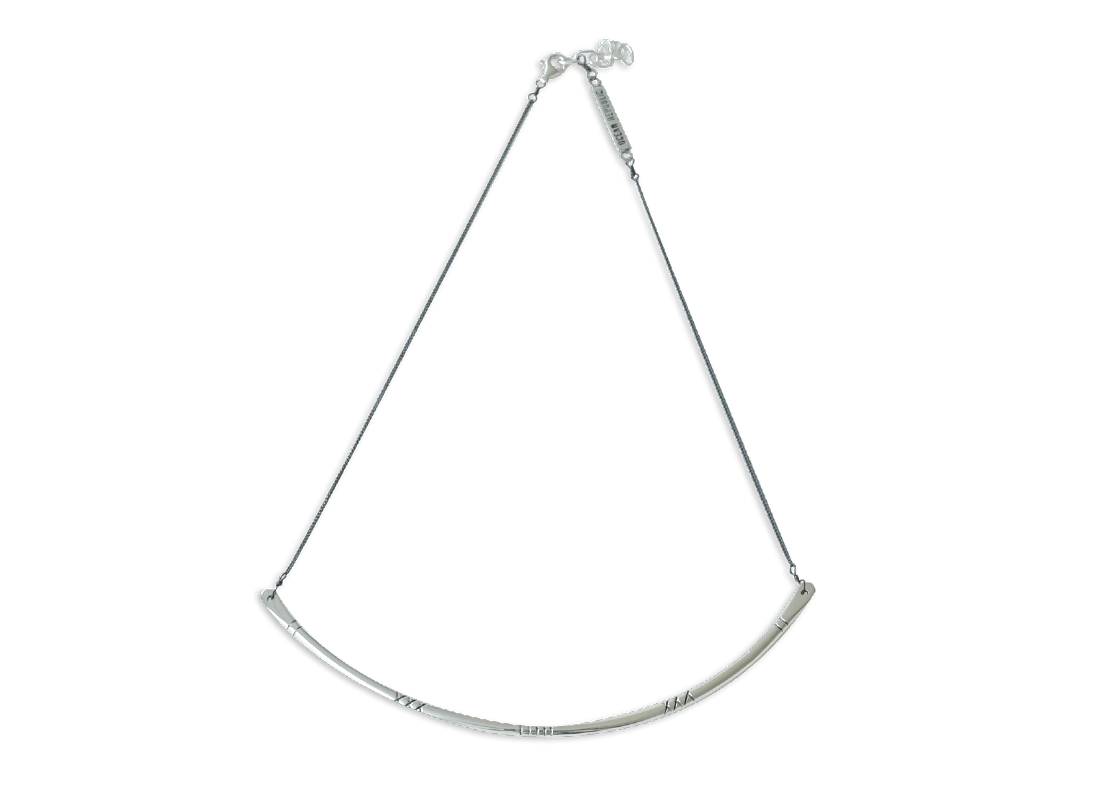 paddlefish necklace medium silver slide